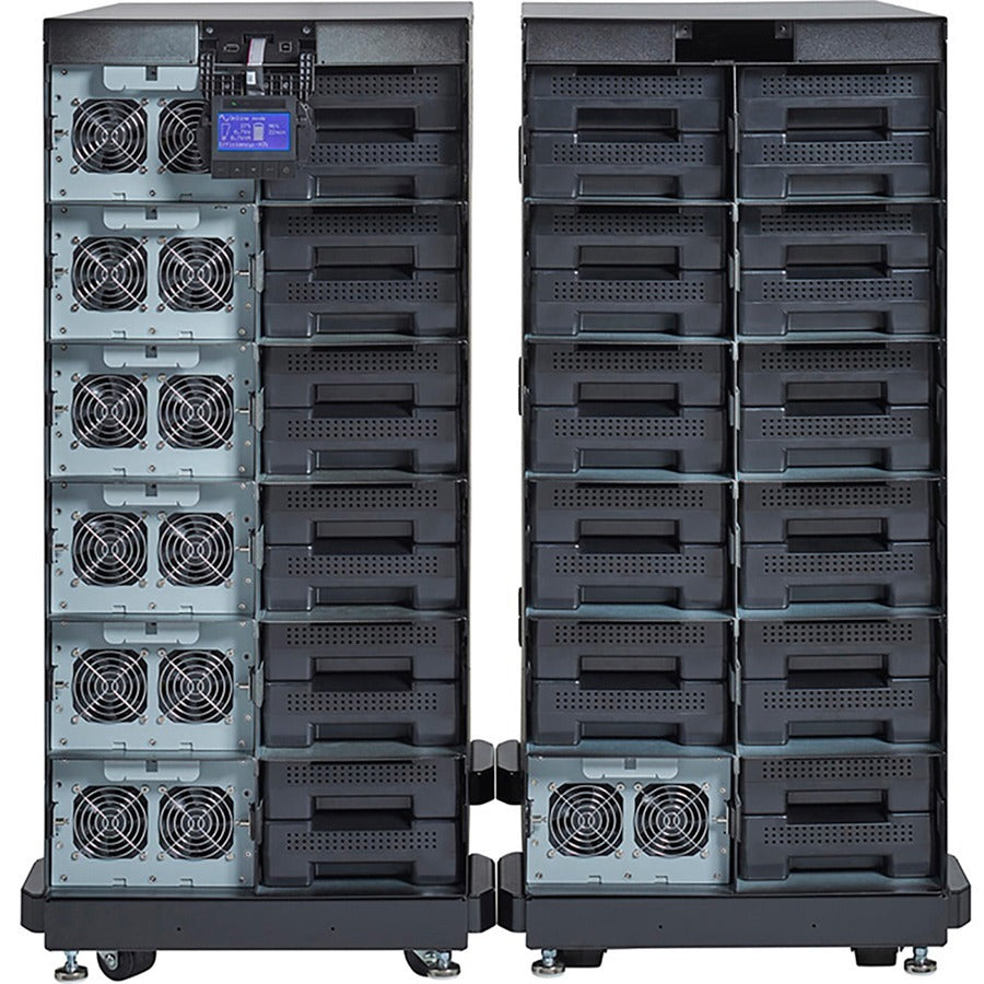 Eaton 9PXM 8-Slot Connected External Battery Cabinet for 9PXM Online Double-Conversion UPS, Add up to 4 EBMs, 14U Rack/Tower, TAA — 9PXM08SEBM-C