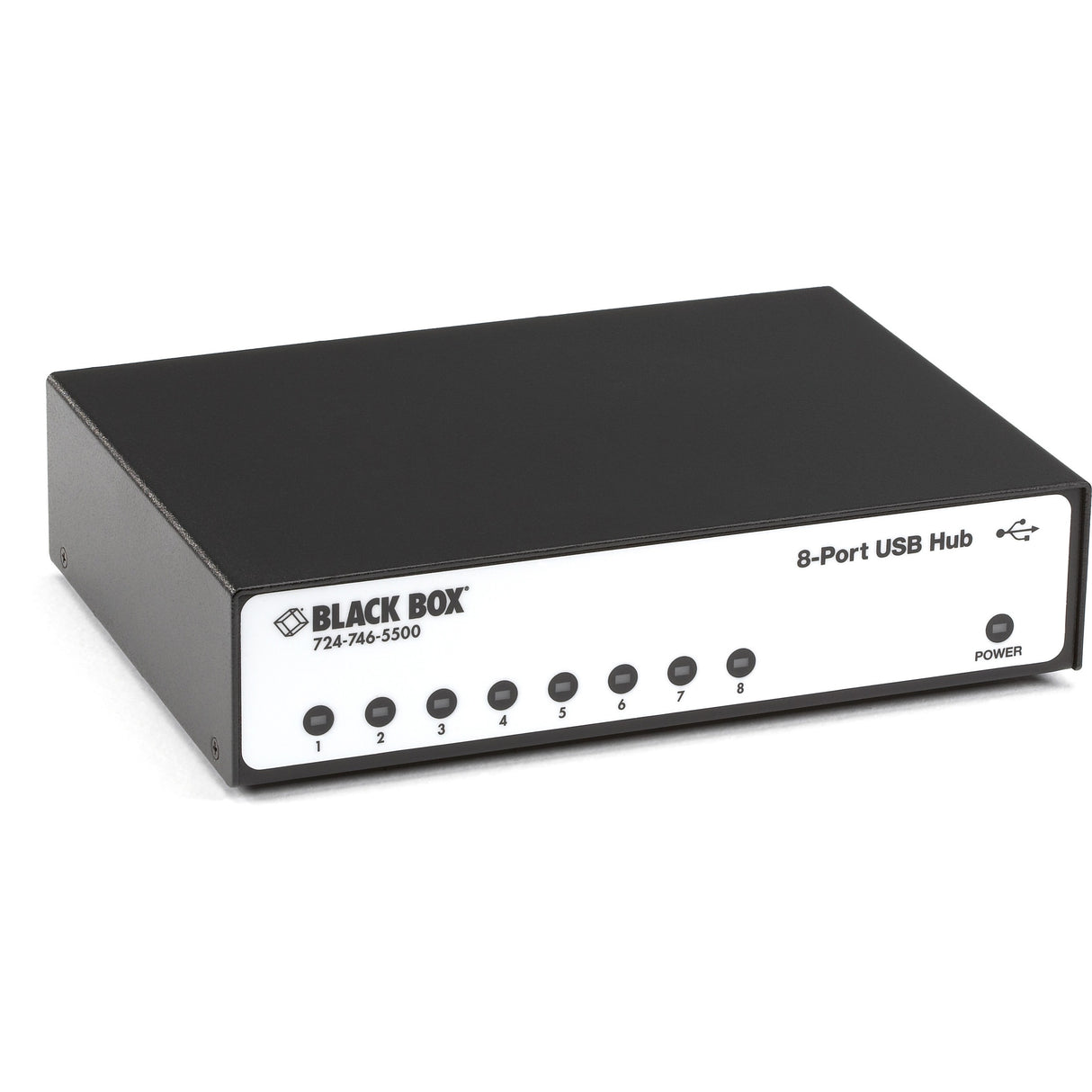 Black Box DB9 8-Port USB-to-RS-232 Converter — IC1023A