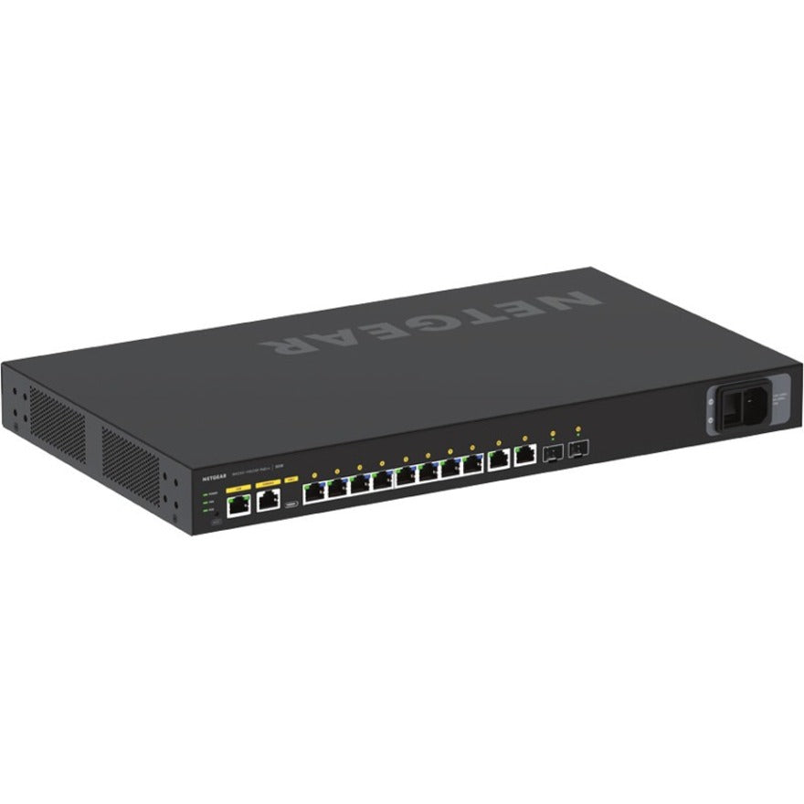 Netgear AV Line M4250-10G2XF-PoE++ Ethernet Switch — GSM4212UX-100NAS