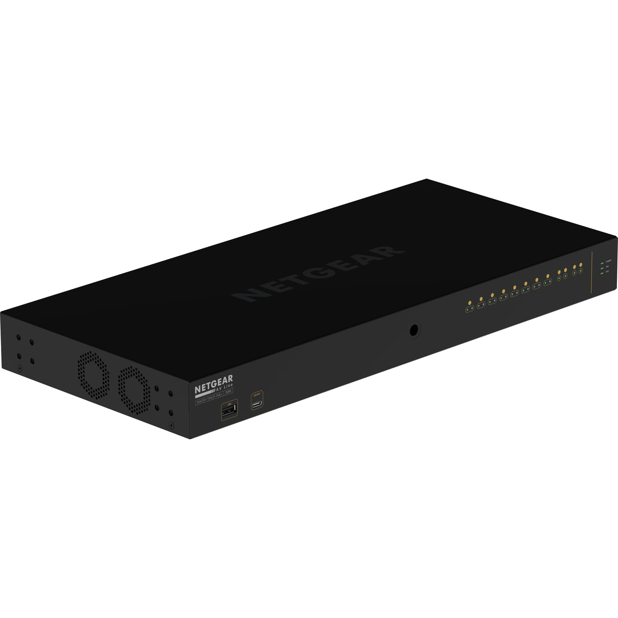 Netgear AV Line M4250-10G2F-PoE+ 8x1G PoE+ 125W 2x1G and 2xSFP Managed Switch (GSM4212P) — GSM4212P-100NAS