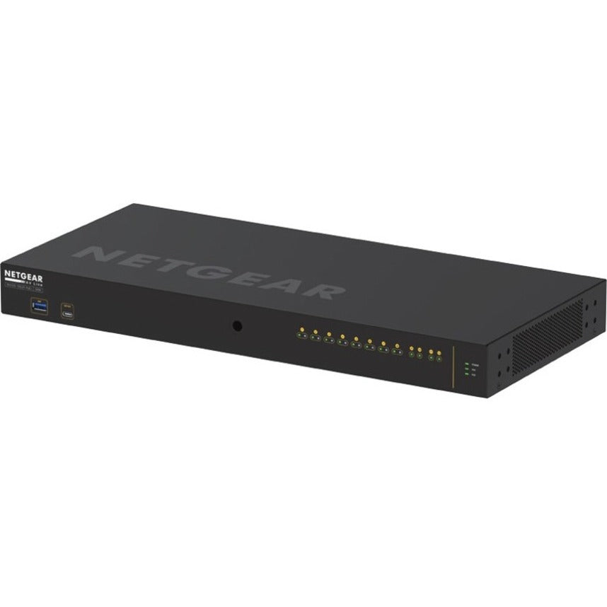 Netgear AV Line M4250-10G2F-PoE+ 8x1G PoE+ 125W 2x1G and 2xSFP Managed Switch (GSM4212P) — GSM4212P-100NAS