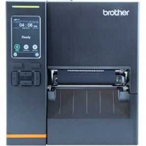 Brother TJ-4121TN Desktop Direct Thermal/Thermal Transfer Printer - Monochrome - Label/Receipt Print - USB - Serial — TJ4121TN