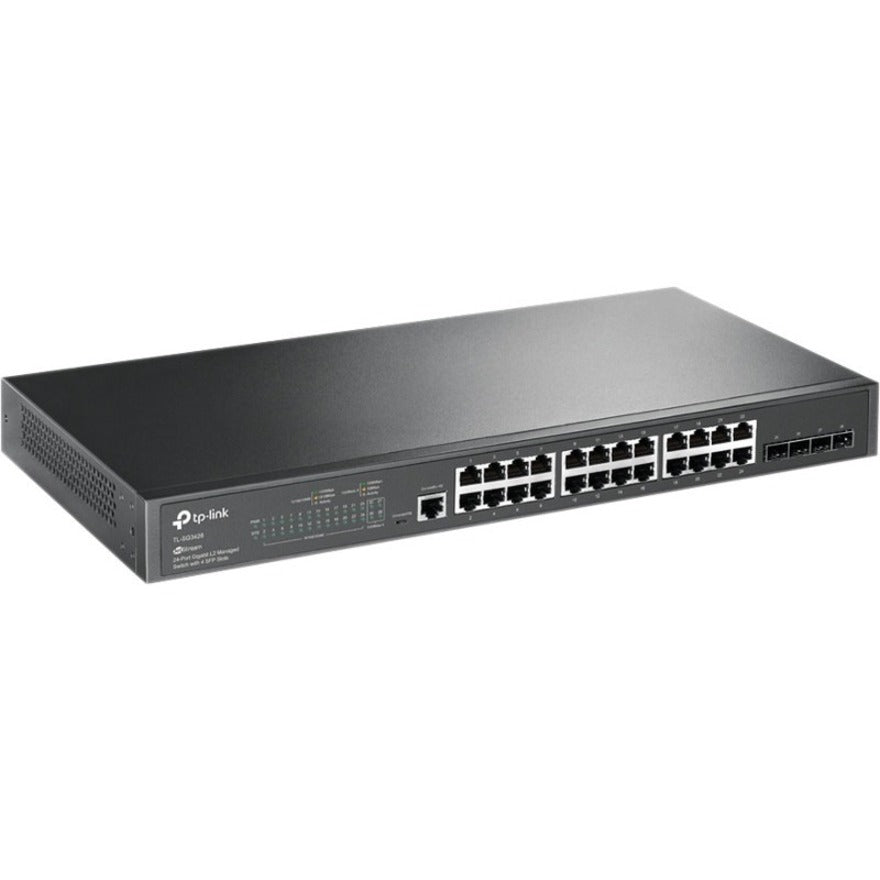 TP-Link TL-SG3428 - 24 Port Gigabit Switch with 4 SFP Slots — SG3428
