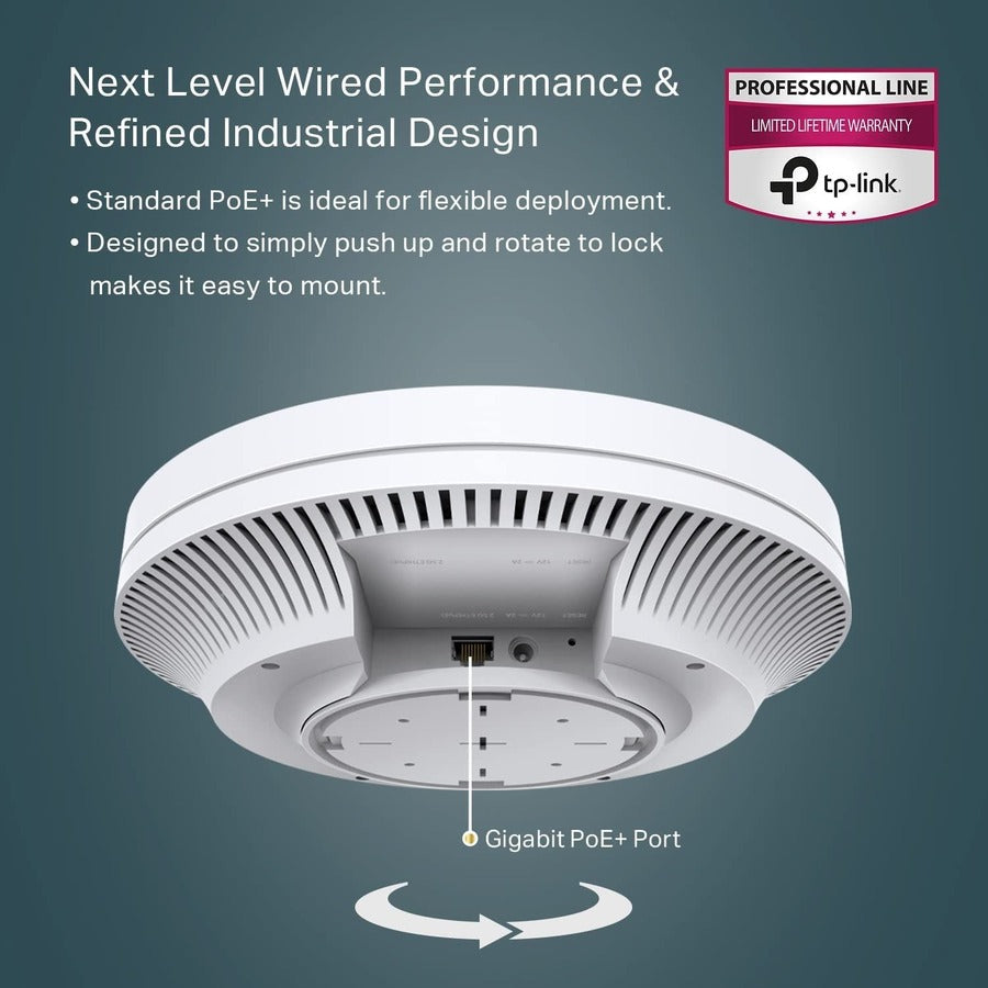 TP-Link EAP620 HD_V2 - Omada WiFi 6 AX1800 Wireless Gigabit Access Point for High-Density Deployment — EAP620HD
