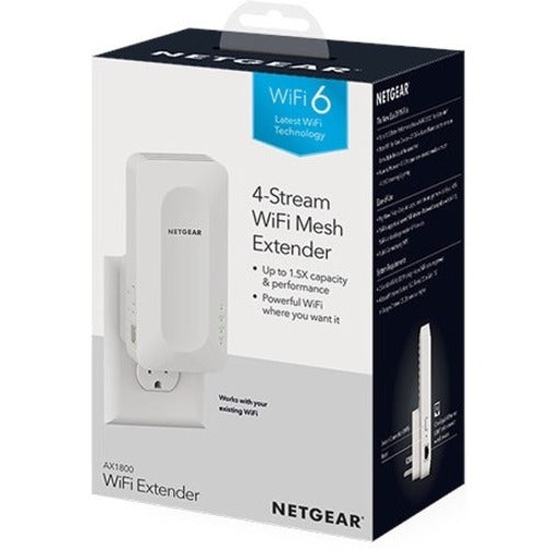 Netgear EAX15 802.11ax 1.76 Gbit/s Wireless Range Extender — EAX15-100NAS