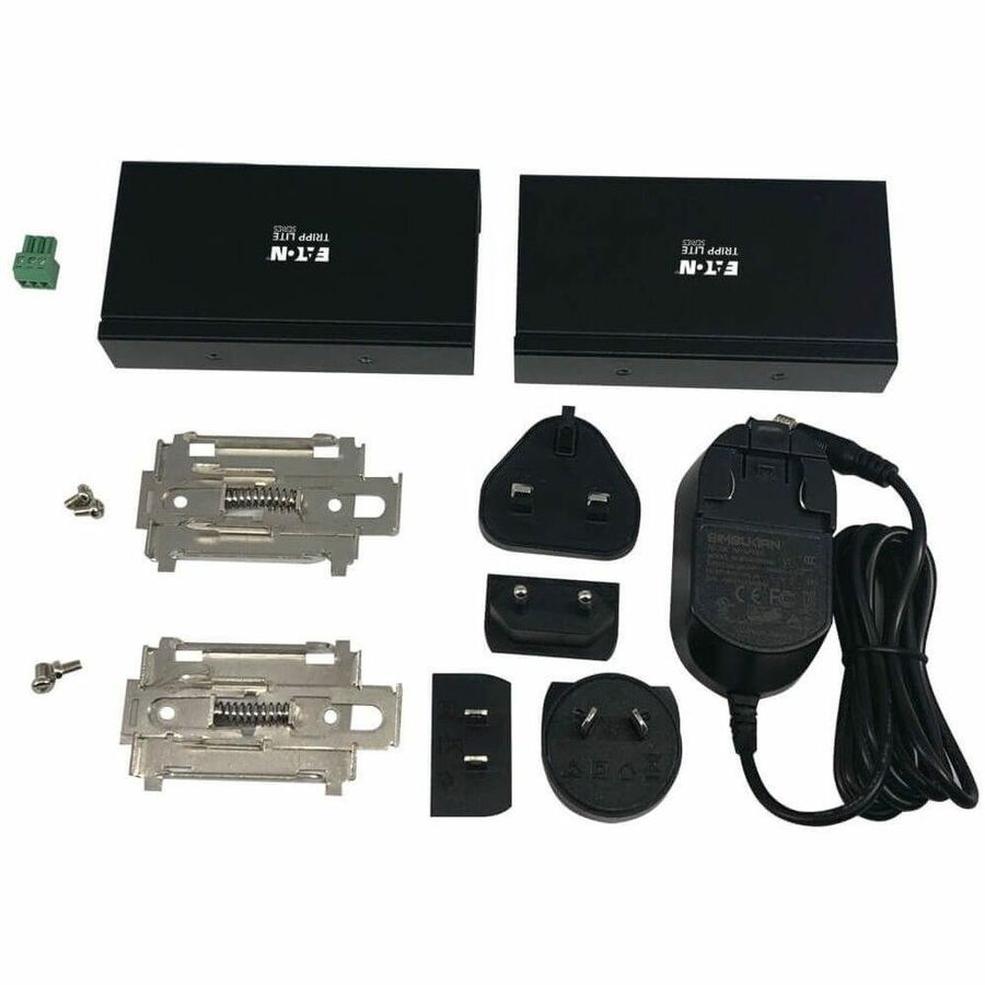 Eaton Tripp Lite Series 1-Port Industrial USB over Cat6 Extender, ESD Protection, PoC - USB 2.0, Mountable, 330 ft., TAA — B203-101-IND-ER