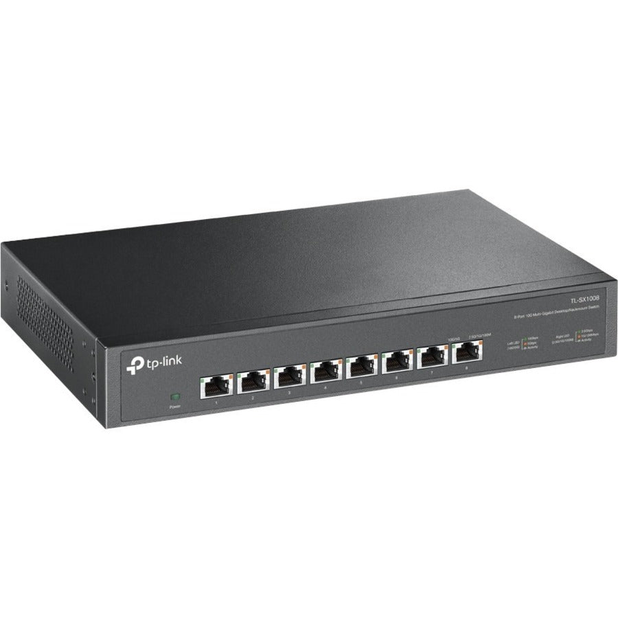 TP-Link TL-SX1008 - 8 Port 10G/Multi-Gig Unmanaged Ethernet Switch — TL-SX1008
