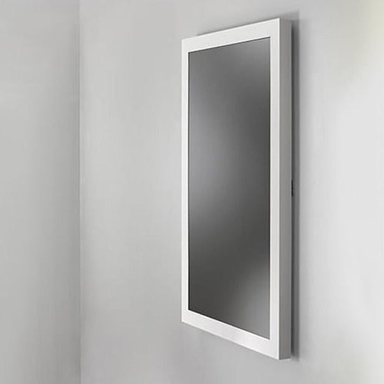 Chief Impact? On-Wall Kiosk with Protective Glass - Portrait 55 Inch White — LW55UWPG