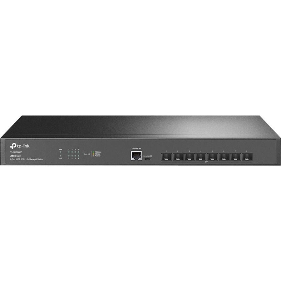 TP-Link TL-SX3008F - JetStream 8-Port 10GE SFP+ L2+ Managed Switch — SX3008F