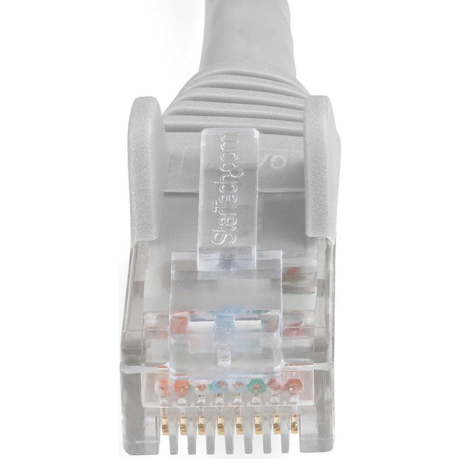 StarTech.com 35ft (10.7m) CAT6 Ethernet Cable, LSZH (Low Smoke Zero Halogen) 10 GbE Snagless 100W PoE UTP RJ45 Gray Network Patch Cord ETL — N6LPATCH35GR