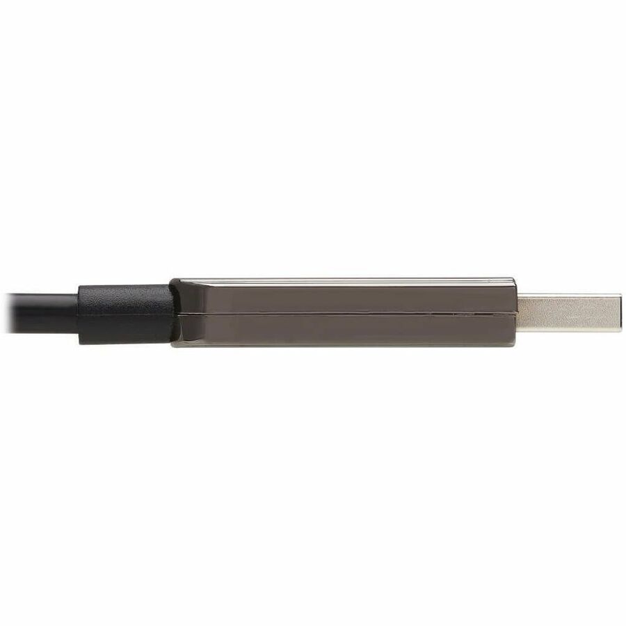 Eaton Tripp Lite Series USB 3.2 Gen 1 CL3-Rated Fiber Active Optical Cable (AOC) - Extension/Repeater, A M/F, Black, 15 m (49 ft.) — U330F-15M-G1