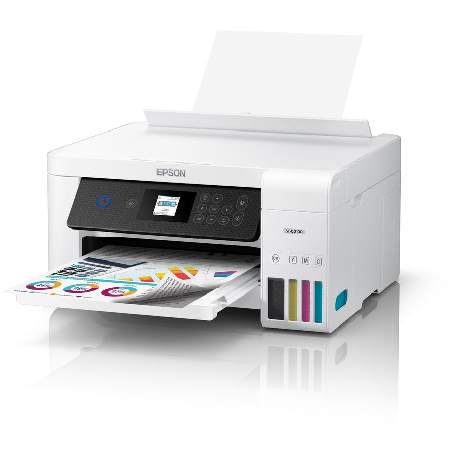 Epson WorkForce ST-C2100 Wireless Inkjet Multifunction Printer - Color — C11CJ63203