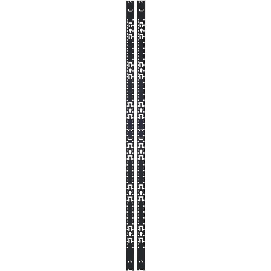 Tripp Lite by Eaton SmartRack Rack Enclosure Single-Width Vertical Equipment Management Bars, 42U, 1 Pair — SRVRTBARSGL
