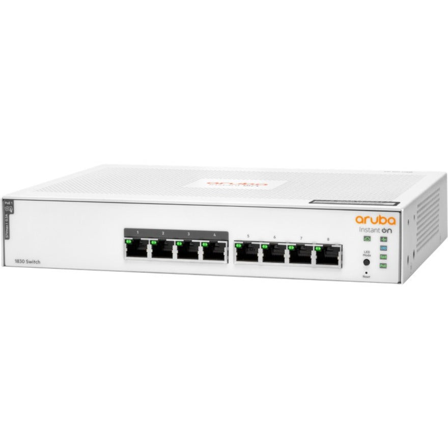 HPE Instant On 1830 8G 4p Class4 PoE 65W Switch — JL811A#ABA