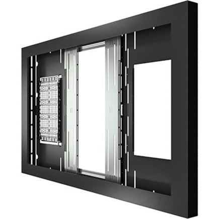 Chief Impact On-Wall Kiosk - Landscape 43" Black — LW43UB