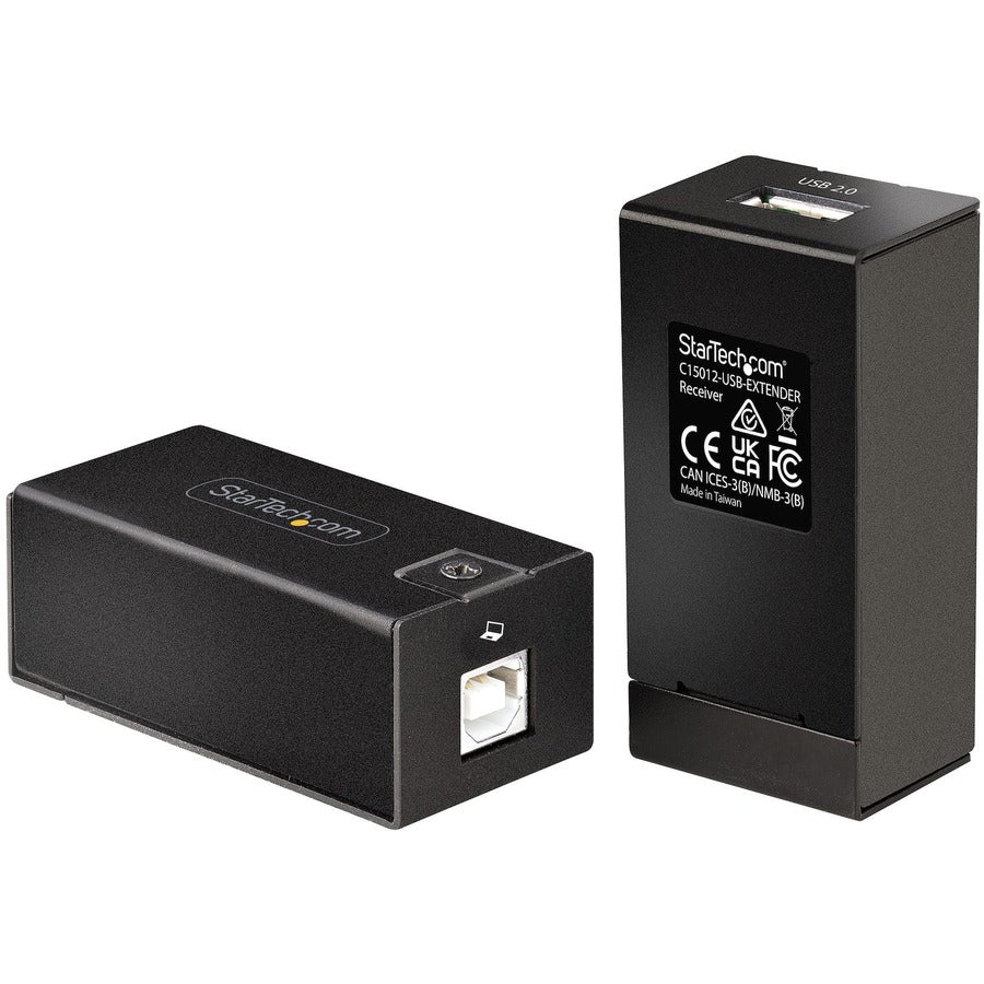StarTech.com 150m (492ft) USB 2.0 Extender over Cat5e/Cat6 Ethernet Cable, Externally Powered USB Extender/Adapter via RJ45/Network Cable — C15012-USB-EXTENDER