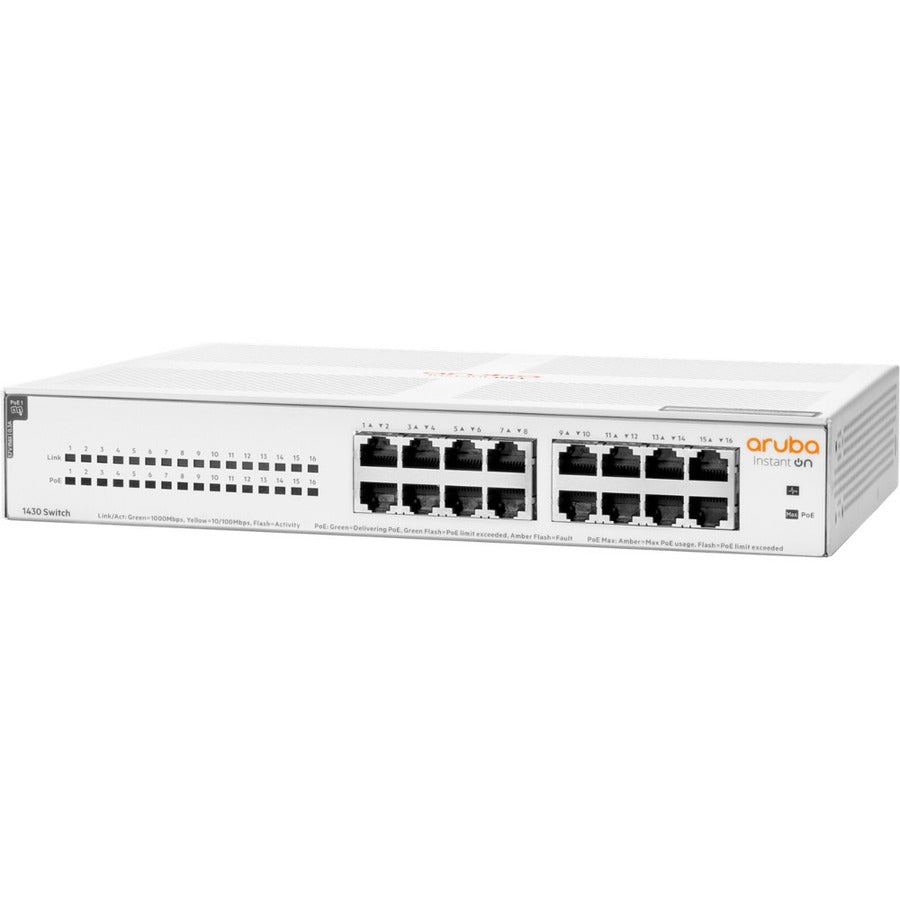 HPE Instant On 1430 16G Class4 PoE 124W Switch — R8R48A#ABA