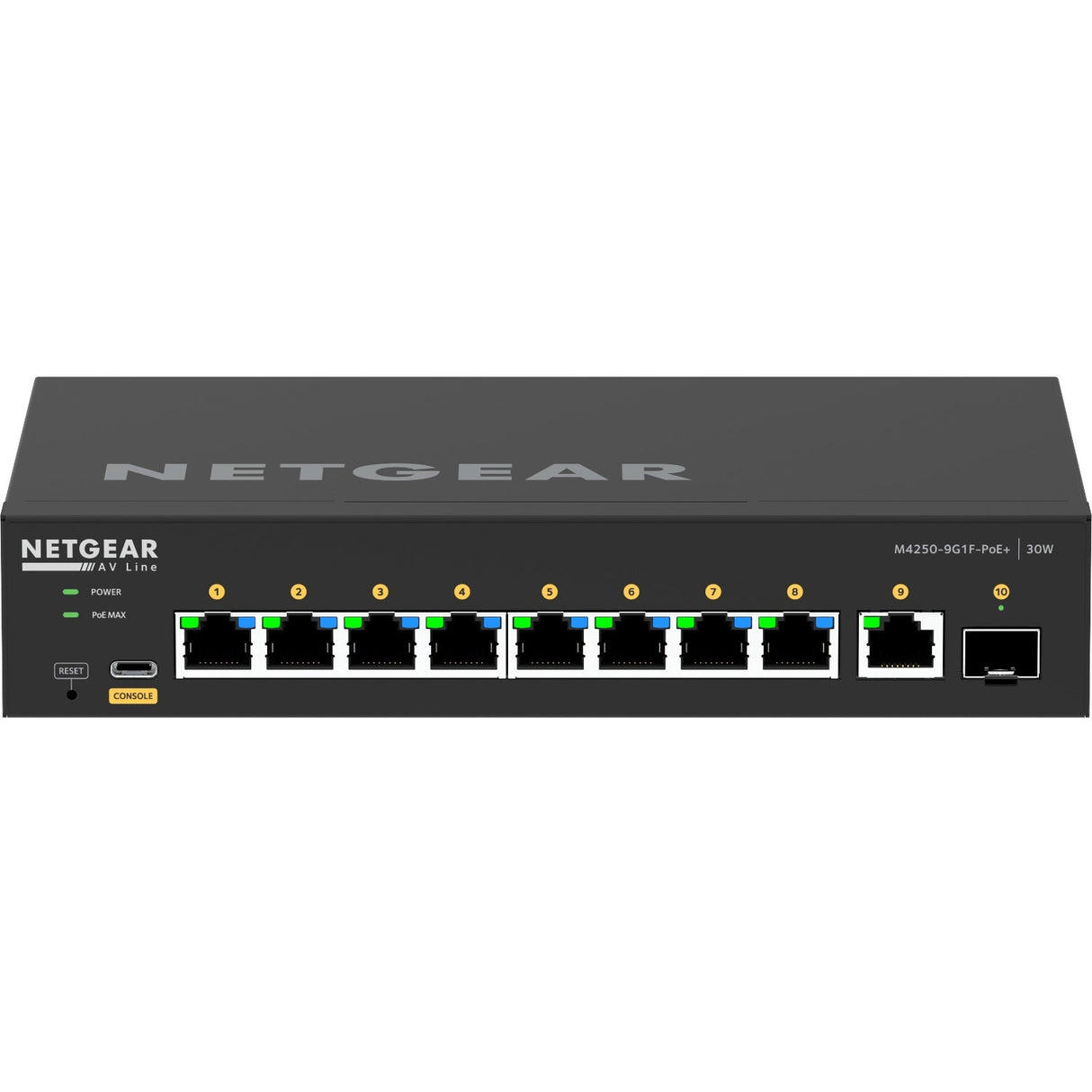Netgear AV Line M4250 GSM4210PD Ethernet Switch — GSM4210PD-100NAS