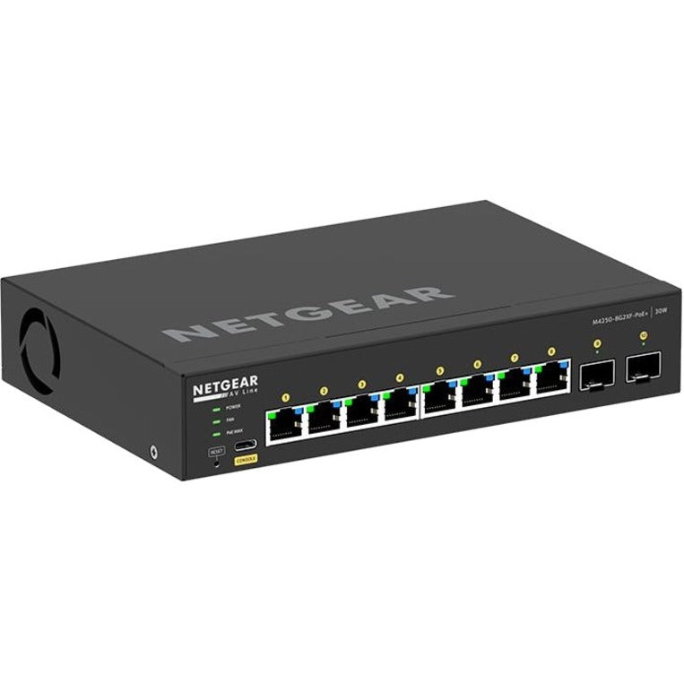 Netgear AV Line M4250 GSM4210PX Ethernet Switch — GSM4210PX-100NAS