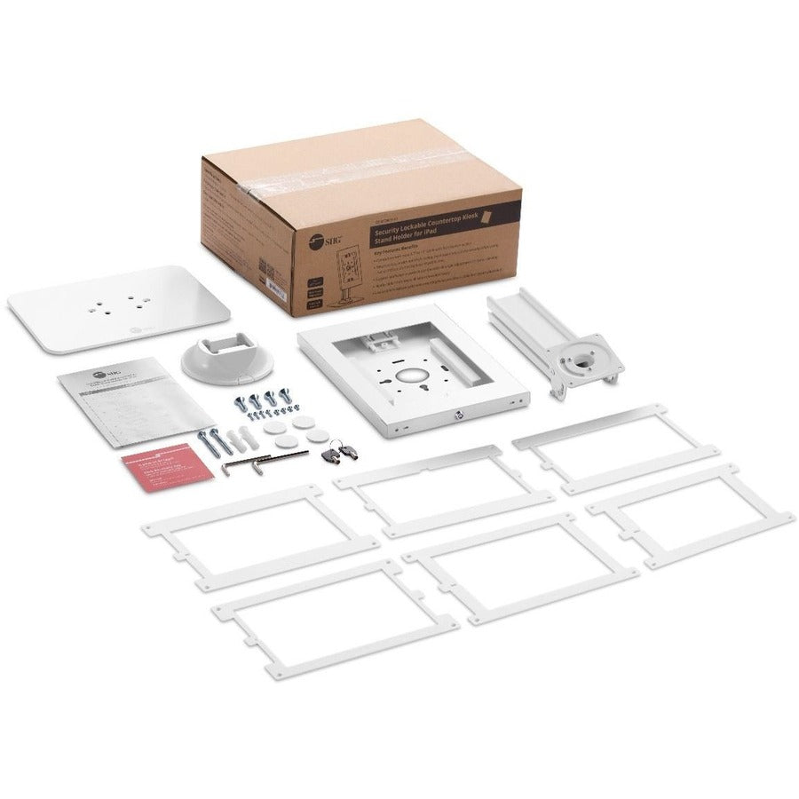 SIIG Lockable Countertop Kiosk Stand for iPad — CE-MT3N11-S1