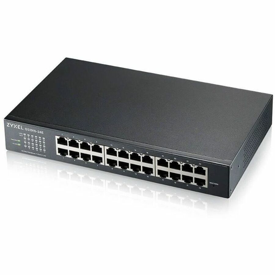 ZYXEL 24-port GbE Smart Managed Switch — GS1915-24E