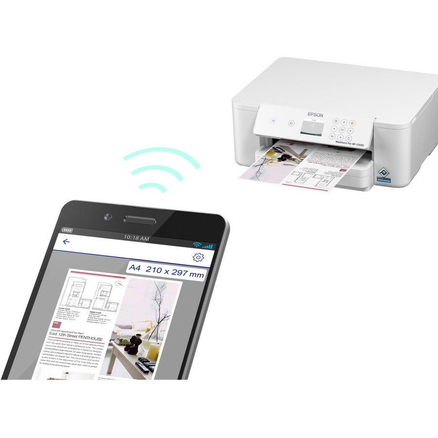 Epson WorkForce Pro WF-C4310 Desktop Wireless Inkjet Printer - Color — C11CK18201