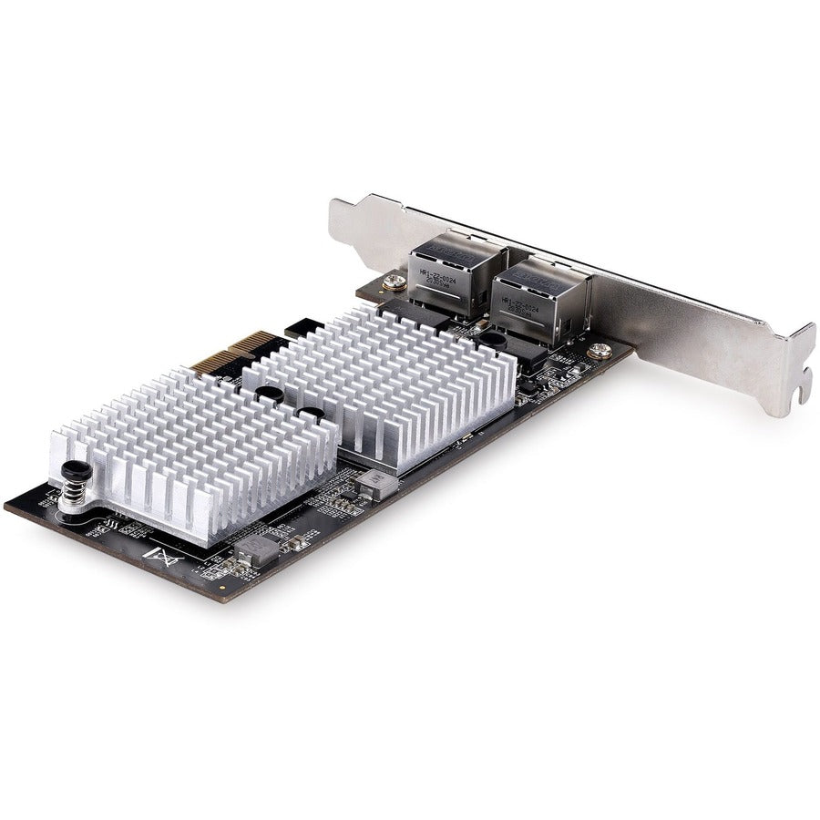 StarTech.com 2-Port 10Gbps PCIe Network Adapter Card, Network Card for PC/Server, PCIe Ethernet Card w/Jumbo Frame, NIC/LAN Interface Card — ST10GSPEXNDP2