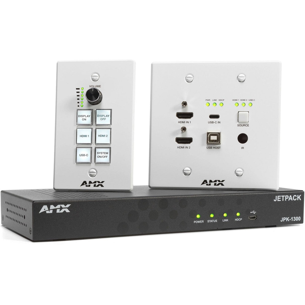 AMX Jetpack 3x1 Switching, Transport, and Control Solution — AMX-VTK0001