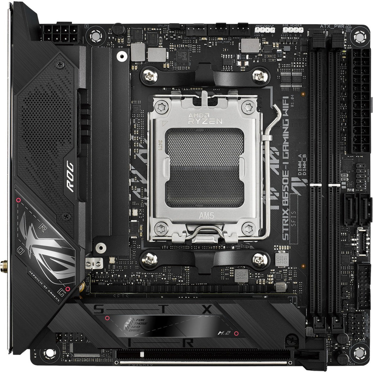Asus ROG Strix B650E-I GAMING WIFI Gaming Desktop Motherboard - AMD B650 Chipset - Socket AM5 - Mini ITX — ROG STRIX B650E-I GAMING