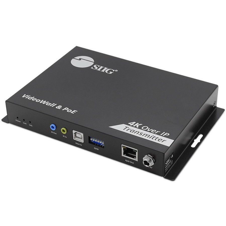 SIIG 4K 60Hz 18Gbps HDMI over IP Matrix - Encoder (TX) 394ft TAA Compliant — CE-H27F11-S1