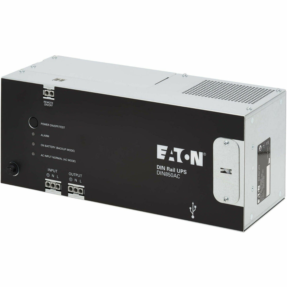 Eaton 850VA 510W 120V AC DIN Rail Industrial UPS - Hardwire Input/Output — DIN850AC
