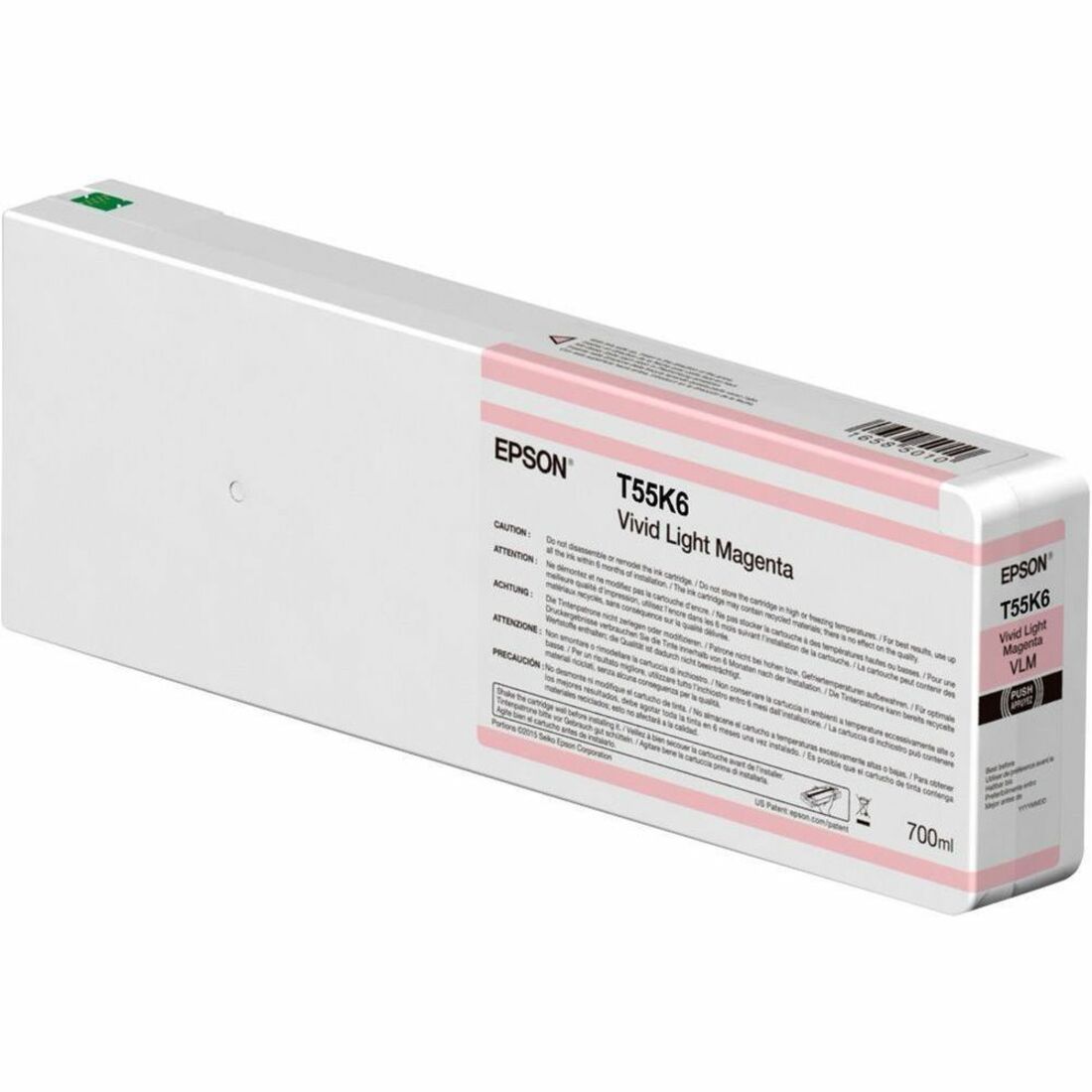 Epson UltraChrome HD Original Inkjet Ink Cartridge - Vivid Light Magenta - 1 Pack — T55K600