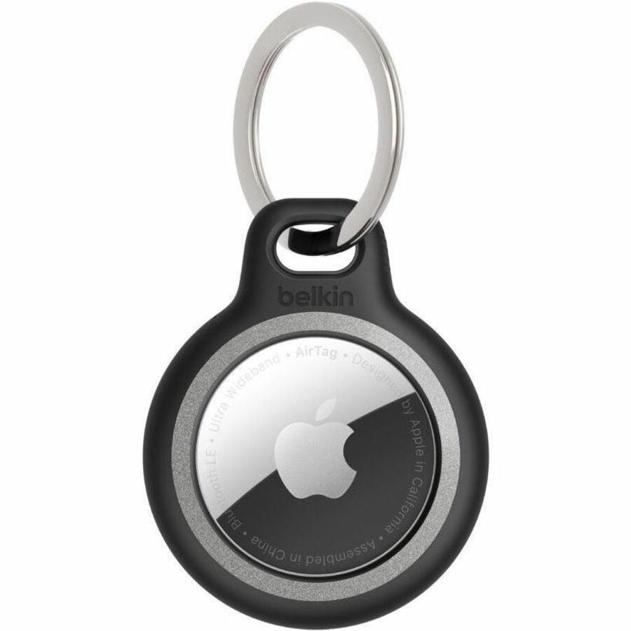 Belkin Reflective Secure Holder with Key Ring for Apple AirTag — MSC003btBK