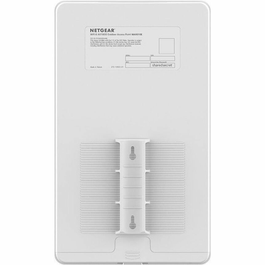 Netgear WAX608Y Dual Band IEEE 802.11ax 1.80 Gbit/s Wireless Access Point - Outdoor — WAX608Y-111NAS