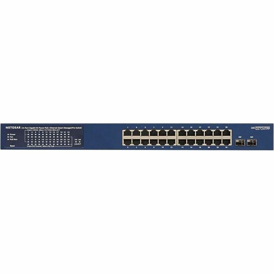Netgear Smart GS724TPP Ethernet Switch — GS724TPP-300NAS