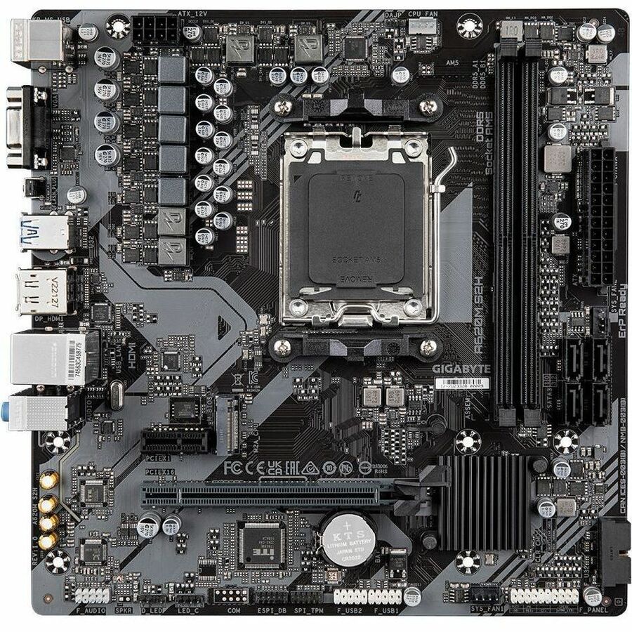Gigabyte Ultra Durable A620M S2H Desktop Motherboard - AMD A620 Chipset - Socket AM5 - Micro ATX — A620M-S2H