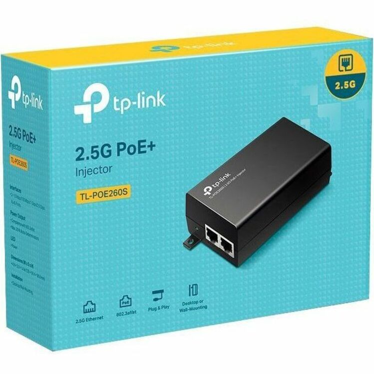 TP-Link TL-POE260S - 2.5G PoE+ Injector Adapter — POE260S