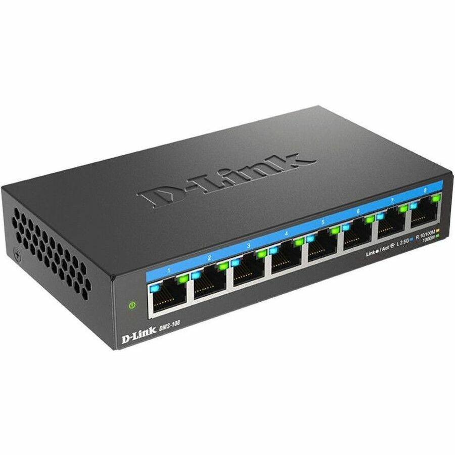 D-Link 8-Port Multi-Gigabit Unmanaged Switch — DMS-108