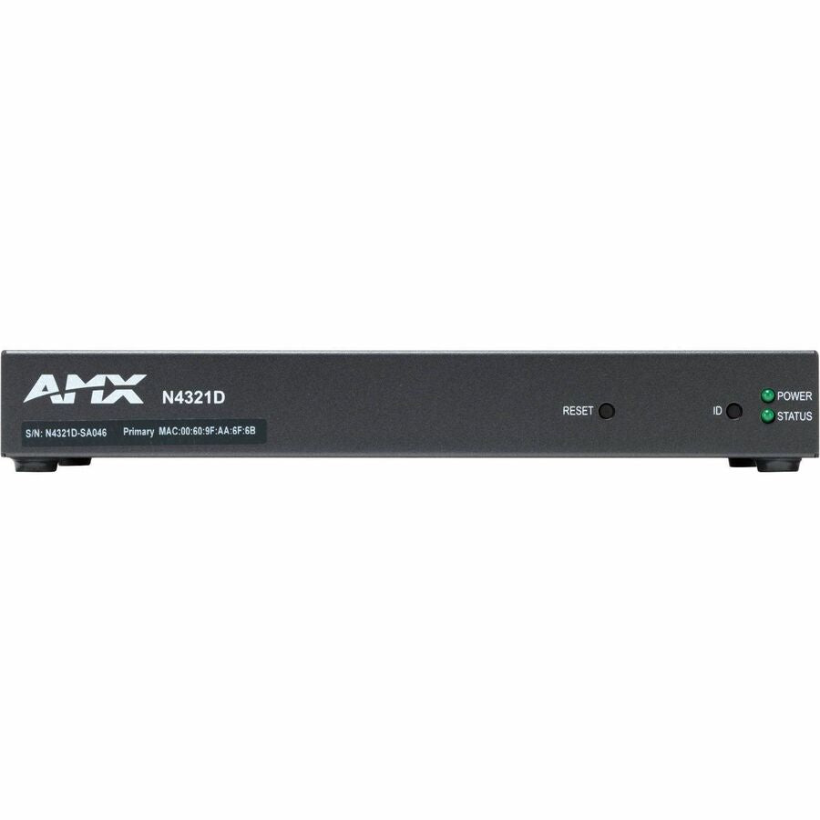 AMX NMX-ATC-N4321D Audio-over-IP Transceiver with Dante and AES67 — AMX-N43T001