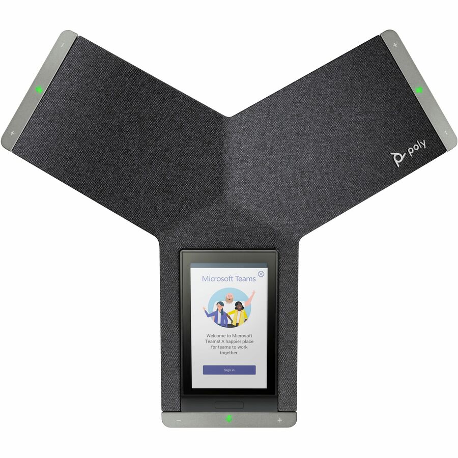 Poly Trio C60 IP Conference Station - Corded/Cordless - Wi-Fi, Bluetooth - Black — 830A1AA