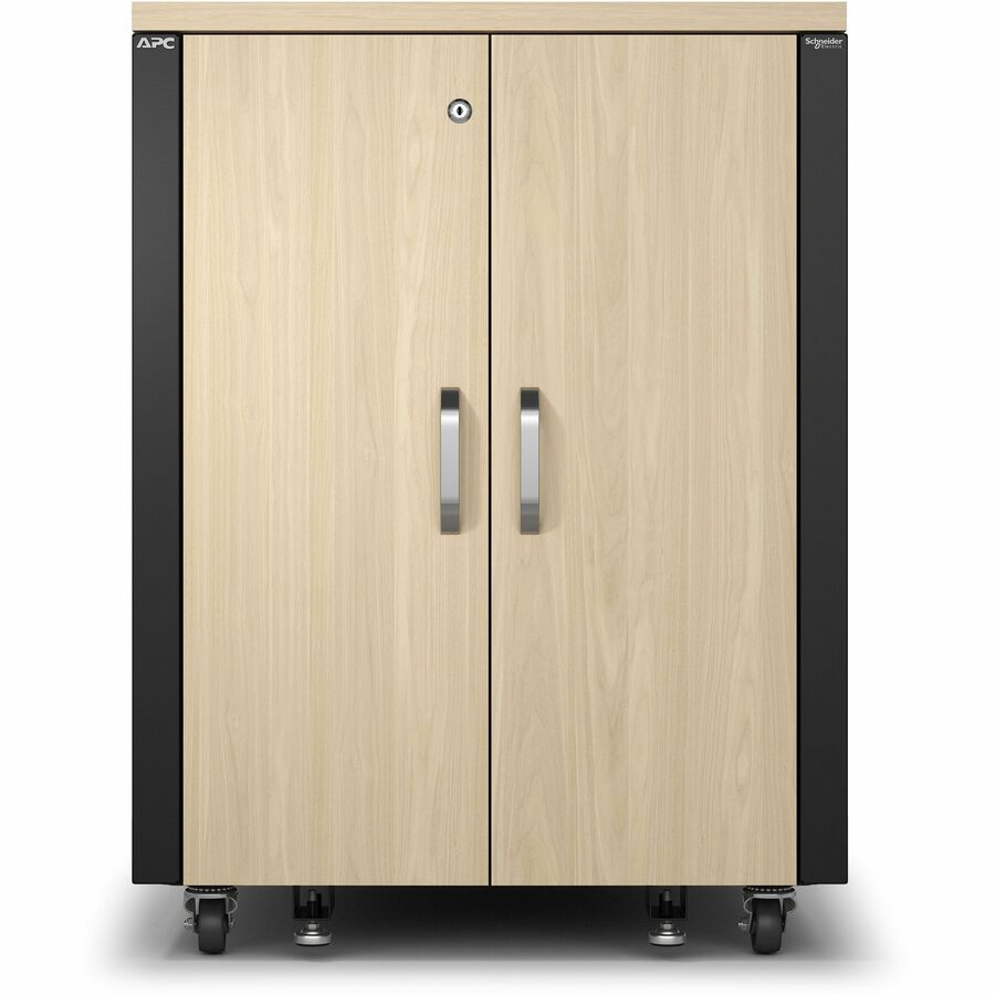 APC by Schneider Electric NetShelter Soundproof, 17U, Server Rack Enclosure, 120V, Maple — AR4017A