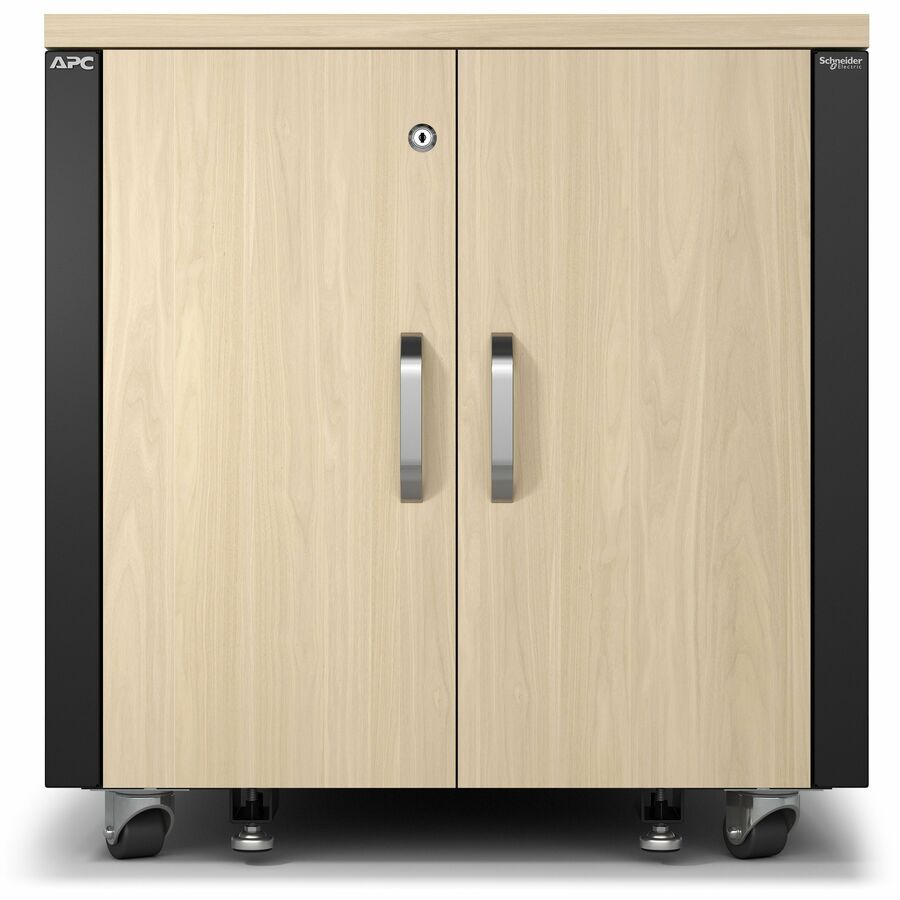 APC by Schneider Electric NetShelter Soundproof, 12U, Server Rack Enclosure, Maple — AR4012A