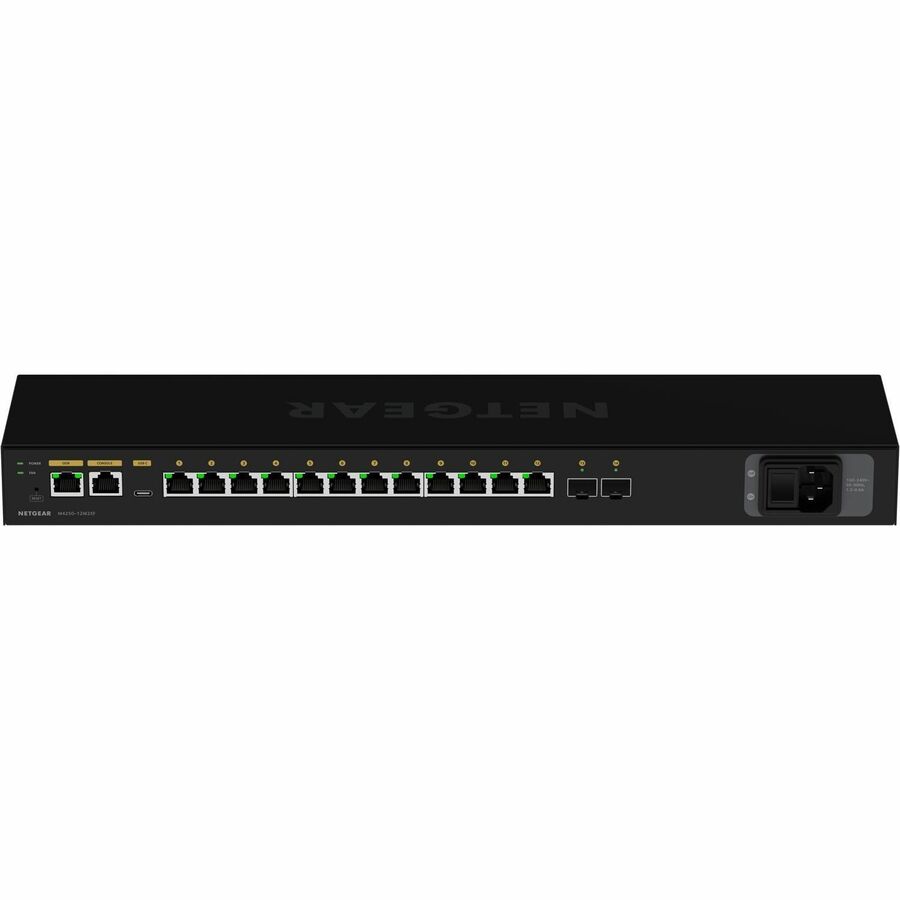 Netgear AV Line M4250-12M2XF 12x2.5G and 2xSFP+ Managed Switch (MSM4214X) — MSM4214X-TAANAS