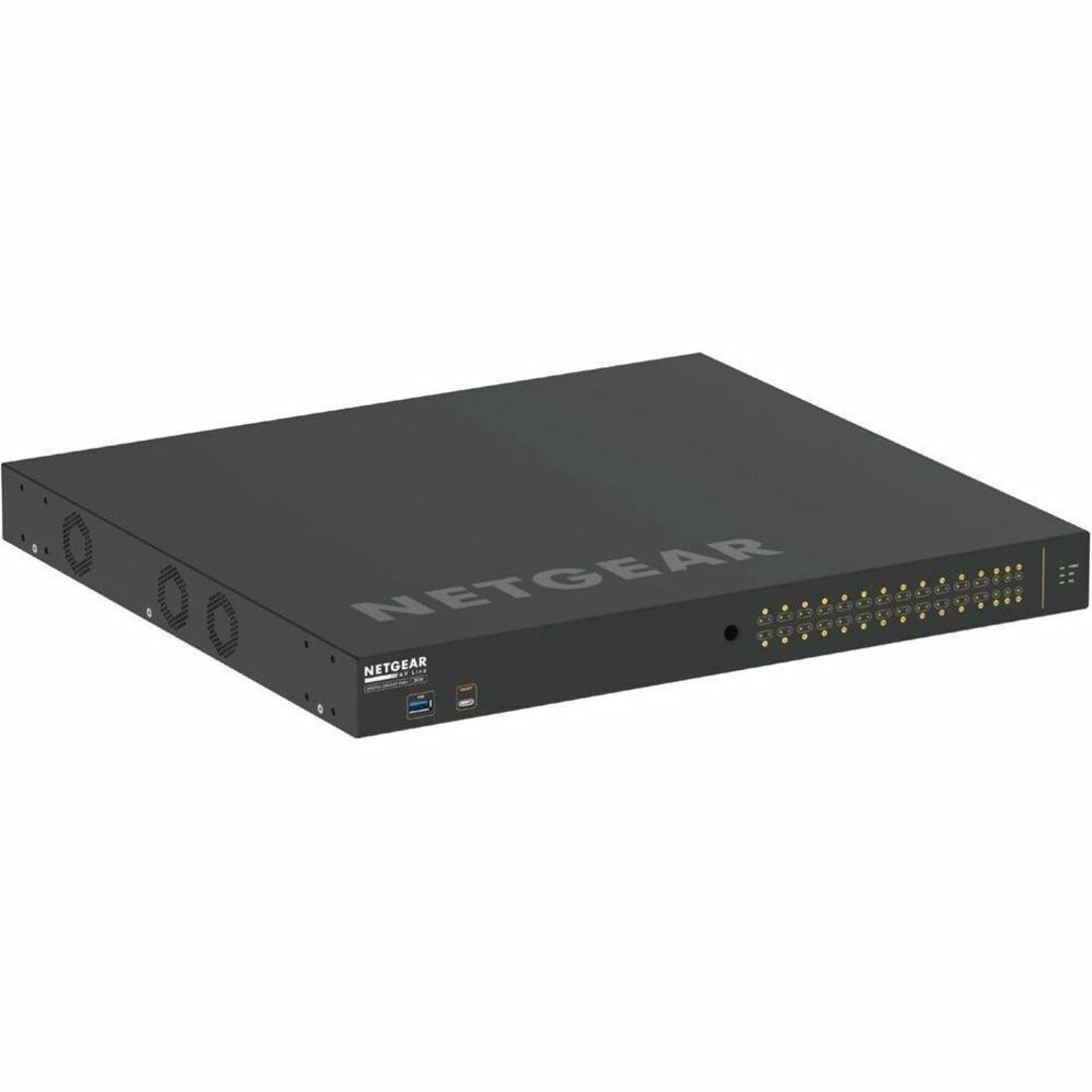 Netgear AV Line M4250-26G4XF-PoE+ 24x1G PoE+ 480W 2x1G and 4xSFP+ Managed Switch — GSM4230PX-TAANAS