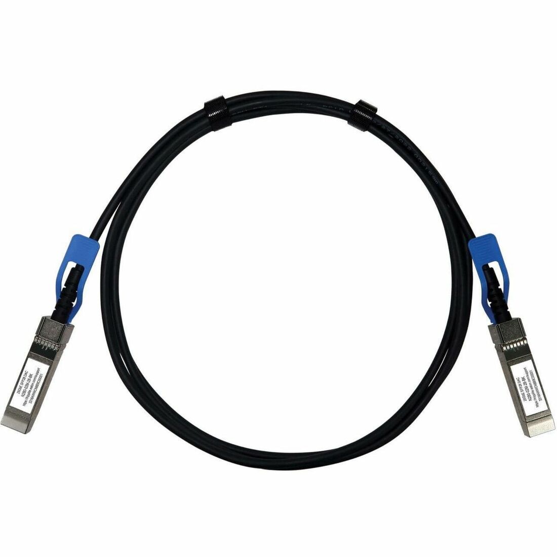 Eaton Tripp Lite Series SFP28 to SFP28 25GbE Passive Twinax Copper Cable (M/M), SFP-H25G-CU2M Compatible, Black, 2 m (6.6 ft.) — N280-02M-28-BK
