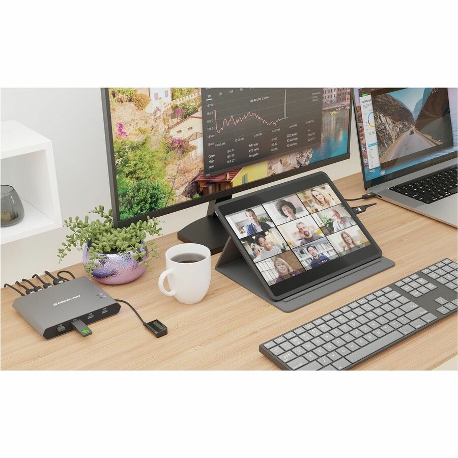 IOGEAR 2-Port 4K USB-C Desktop KVM with DisplayPort output and USB peripheral — GCS1602CC