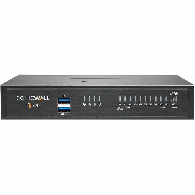 SonicWall TZ470 Network Security/Firewall Appliance — 03-SSC-1367