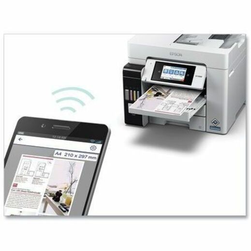 Epson WorkForce Pro ST-C5500 Wired & Wireless Inkjet Multifunction Printer - Color - Outgoing Fax Only — C11CJ28202
