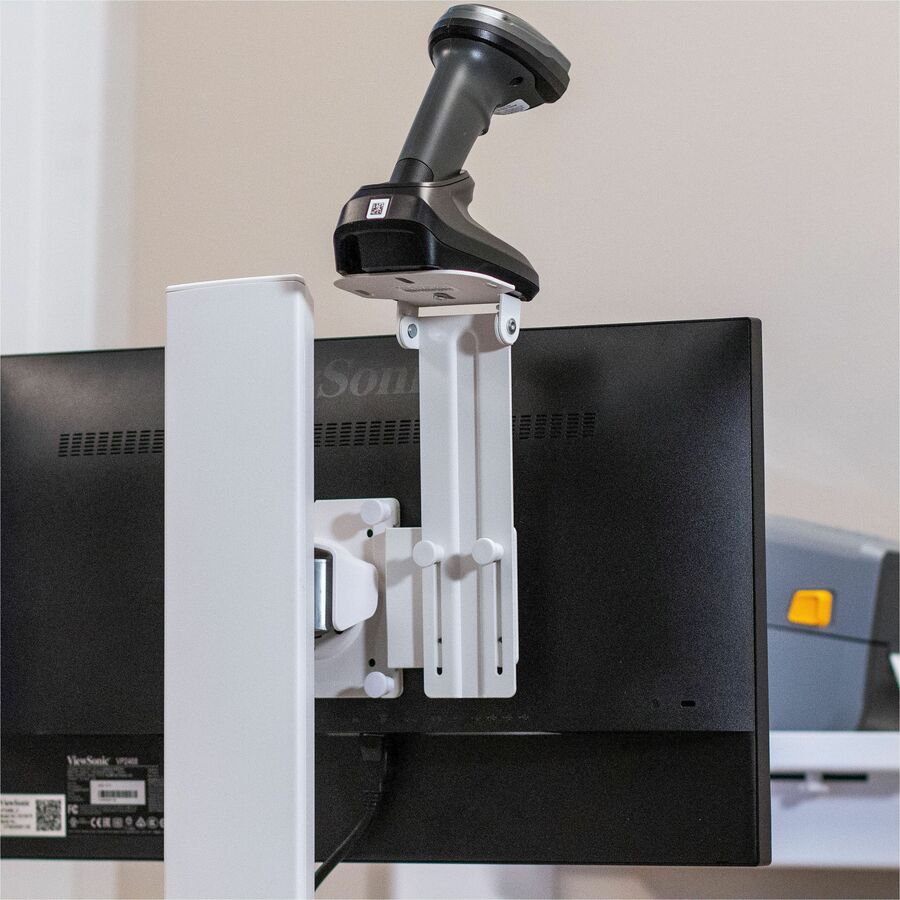 Ergotron Mounting Bracket for Monitor, Scanner, Bar Code Scanner, Document Holder - White — 98-649-251
