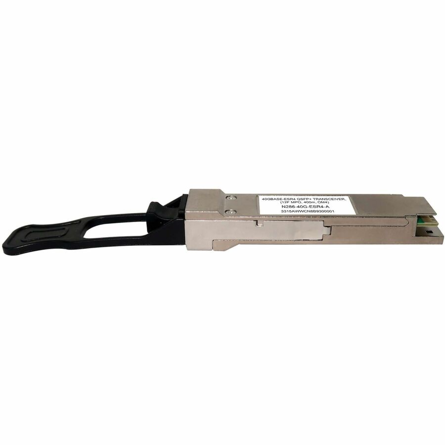 Eaton Tripp Lite Series Arista-Compatible QSFP-40G-SR4 QSFP+ Transceiver - 40GBase-SR4, MTP/MPO MMF, 40 Gbps, 850 nm, 400 m (1312 ft.) — N286-40G-ESR4-A